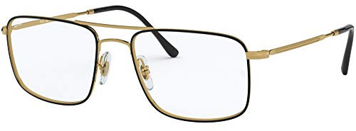 Ray-Ban Unisex RX6434 Lesebrille, Black, 55