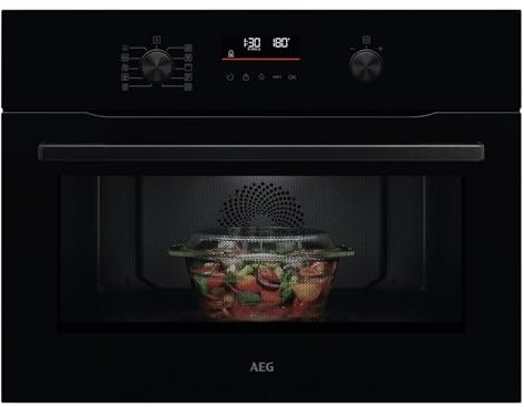 AEG NKO5N40K Kompaktbackofen mit Mikrowelle Schwarz