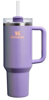 STANLEY 1913 Quencher H2.0 FlowState Mug Isotherme avec Paille 1.2L - Froid Pendant 11 Heures - Glacé Pendant 48 Heures - Thermos Lavable au Lave-Vaisselle - Gourde Inox Sans BPA - Periwinkle Shimmer