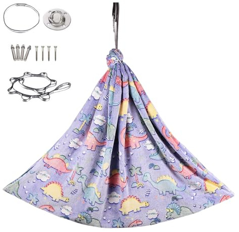 Balançoire Sensorielle - Flanelle Lumineuse Ajustable | Balançoire Aérienne Sensorielle pour Hamac | pour Intérieur Extérieur Chambre Salon Chambre de Bébé Jeu Apaisant Détente