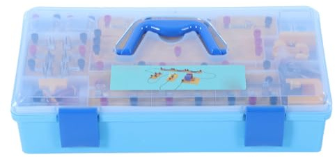Fafeicy Kit D'expérimentation D'électromagnétisme pour élèves du Secondaire, Ensemble d'apprentissage de Circuit et de Magnétisme avec Composants Avancés et Stockage Portable pour