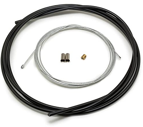 Easyboost Cavo Acceleratore Gas 2,50 Metri Transmissione Universale con Guaina Raccordo Maniglia Carburatore per Scooter 50cc Moto