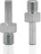 HOMESOM 2pcs Drill Arbor Adapter M14 Thread to 3/8 Inch Adapter Hexagon Shank for Core Drill Bit Hole Saw