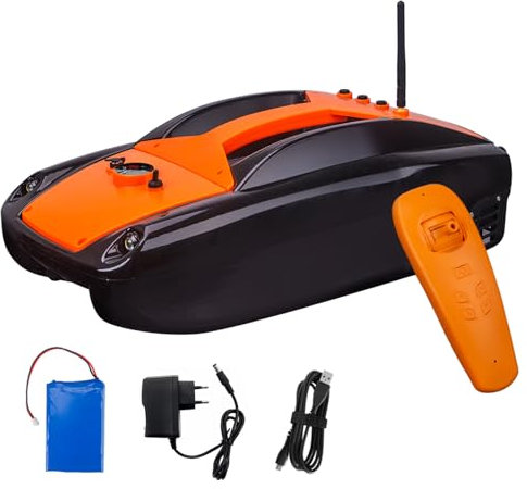 Kavolet Futterboot Angeln 300M Futterboot Fernbedienung Angeln Köderboot Fischköderboot RC Boot 1,5kg Laden Doppelmotor Karpfenangeln Angler Geschenke für Männer