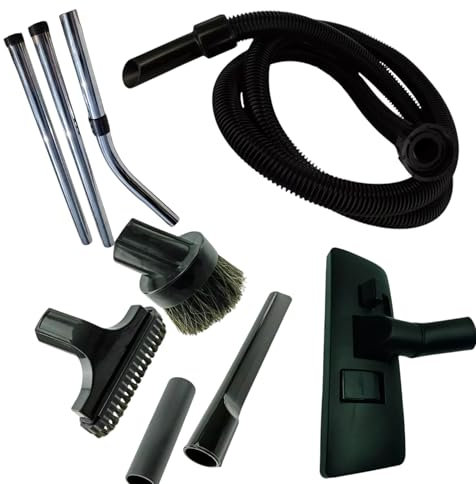 Quailitas Premium Spare Parts Tool Brush Kit for Numatic Henry Hetty Vacuum Cleaner, 2.5m Hose