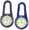 GAOUTO 2 Stück Karabineruhr, Taschenuhr Mit Karabiner Befestigung, wasserdichte Karabineruhren, Schwesternuhr, Leuchtendes Analog Quarz Uhr, Karabineruhr für Radfahrer Kletterer Rucksack