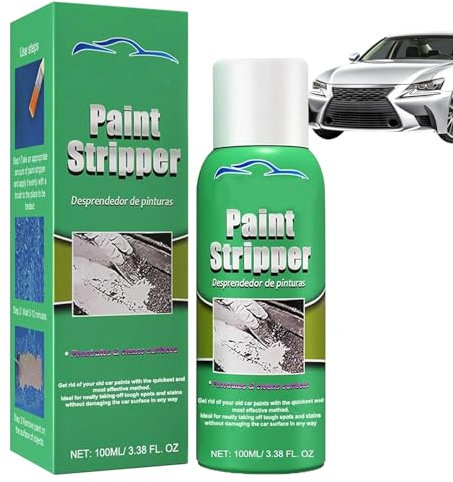 Dissolvant de peinture pour métal – Décapant de peinture automobile – Fournitures de nettoyage de voiture efficaces à action rapide pour machines, bois, meubles, verre