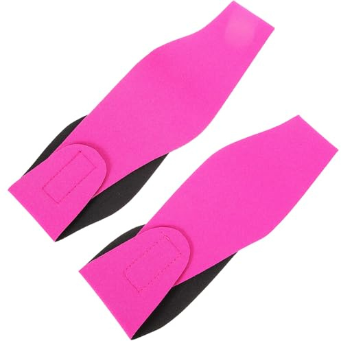 CALLARON Bandeau de Natation pour Garçon et Filles et Adultes, Lot de 2, Bandeau de Protection d'oreilles en Néoprène Élastique, Respirant et Absorbant la Transpiration, Yoga et Sports