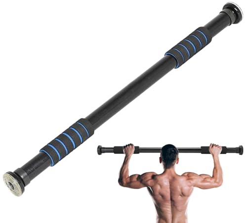 FumyFumy Barra Dominadas Puerta Sin Tornillos, Pull Up Bar en Casa | No se requiere perforación, longitud ajustable, capacidad de carga de 150 kg, entrenamiento de múltiples grupos musculares