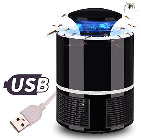 Lámpara Anti Mosquitos Electrónico Mata Atrapa Mosquitos Insectos Asesino LED Repelente de Mosquitos Trampa Lámpara Silencioso sin Radiación para Hogar Patio Aire Libre