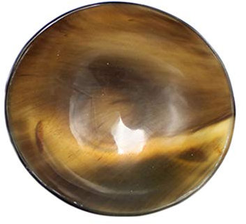 Artibetter Shaving Soap Cream Bowl Cup Cleaning Mug Yak Horn Shaving Bowl