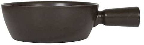 Boska Olla para fondue Nero/olla para fondue de queso/para estufa de gas, apta para lavavajillas, cerámica/negro, 1,3 litros