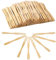 100Pcs Disposable Wooden Forks Natural Two Claw Disposable Fruit Forks Suitable for Banquet Party Catering