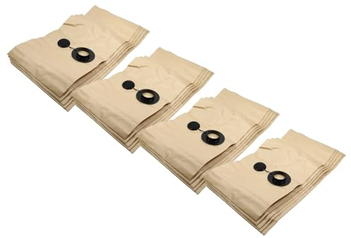 vhbw 20x Sacs filtrants compatible avec Festool SR 312, SR 5, SR 6 appareil d'aspiration - 29,7cm x 99,6cm couleur sable
