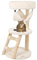 VOSS.PET Kratzbaum Bany 82cm – Premium Katzenbaum mit Naturholz vom Tanoak Baum, Kletterbaum, Katzenkratzbaum, Naturkratzbaum mit Echtholzstamm und Leiter