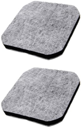 2x Trade-Shop Aktivkohlefilter/Geruchsfilter/Luftfilter kompatibel mit Tefal Quadra 700, Super Classic 1000, Universalis 800 Fritteuse