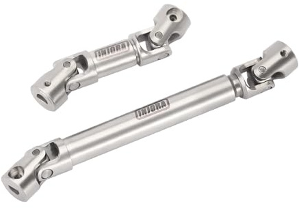 INJORA Acero Inoxidable Eje de Transmisión Central Orificio en Forma de D para Axial SCX24 Deadbolt GX470 Upgrade 1/24 RC Crawler