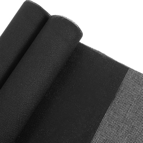 2 pezzi 14CT tessuto per punto croce, 45 x 60 cm, tessuto per ricamo, colore nero, punto croce, di alta qualità, per cucito, fai da te