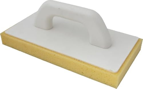 BAUTOOL® Tabla de lavado de azulejos con almohadilla de esponja hidráulica, tabla de limpieza sin cuadrícula para azulejos, juntas y mosaicos (280 x 140 mm, grosor 30 mm)