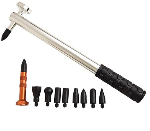 Lot de 9 marteaux de réparation de bosses de voiture en aluminium pour fixation professionnelle sans peinture