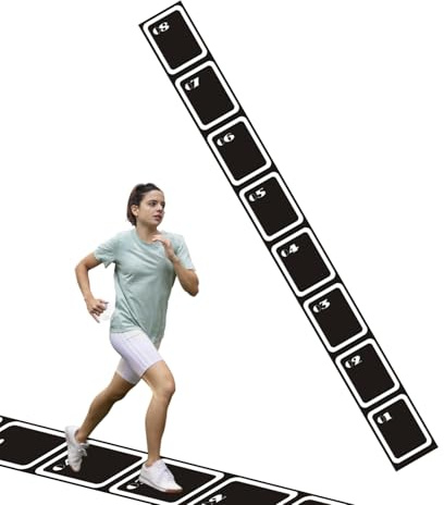 Speed ​​and Agility Ladder Kit - Fotbollsträningsstege Set | Smidighet Keglar och Trappset, Sport Speed Träningsutrustning, Sparkspel Träningskit