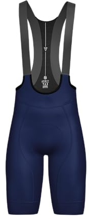 Atika - Culotte Ciclismo Hombre Corto Terra Confort Talla M Marino. Ropa Ciclismo Hombre Tirantes X3.0 Tofness. Pantalon con Badana 4D Gel, Transpirable y Elástico. Bandas Antideslizantes