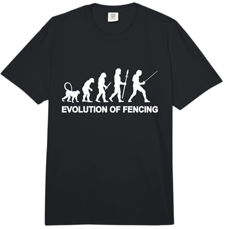 Evolución de la esgrima Esgrima Comfort Colors Adult Heavyweight T-Shirt