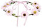 Boland 52221 - Stirnband Mallorca, Blumen-Haarkranz, Kopfschmuck mit Blüten, Flower-Power, Accessoire, Karneval, Kostüm, Mottoparty