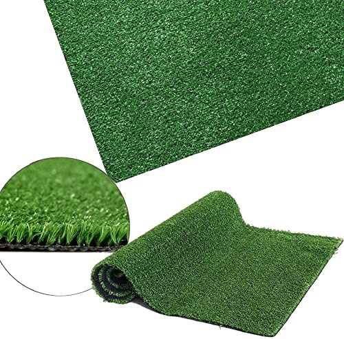 Briconess.com Tappeto erba verde sintetica 10mm prato finto a rotolo Olimpico - Rotolo Altezza 2 mt x 20 mt ( 40mq)