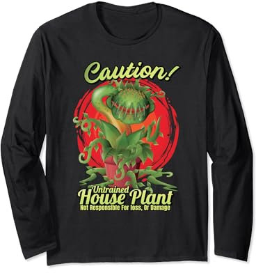 Venus Fly Trap Carnivorous Untrained House Plant Design Long Sleeve T-Shirt