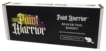 PAINT WARRIOR BEAVER TAIL 3 PACK BOXSET- 1.5, 2, 2.5 INCH BRUSHES