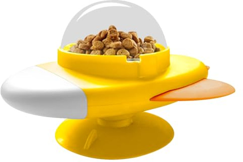 Giocattolo per cani resistente alla masticazione del cane, giocattolo per cani | Palla alimentare rotante creativa | Cervello stimolante il cervello palla da alimentazione lenta per arricchire
