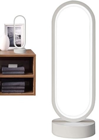 Lámpara De Mesa LED Agradable A La Vista: Lámpara Minimalista Regulable Para Escritorio, Mesita De Noche, Estantería, Sala De Estar, Dormitorio, Habitación De Los Niños, Pasillo, Terraza, Baño, Cafete