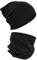 Alkato Unisex Beanie Mütze und Schal Set Uni, Farbe: Schwarz, Größe: Einheitsgröße