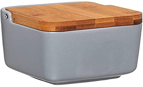 Dcasa Salero con Tapa Bambu Gris