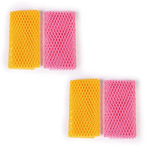 4 pezzi Panno per la pulizia dell'impasto, Panni a rete piatti, Innovativo panno per lavare i piatti, Retine per lavare piatti, Panni microfibra grandi 30×30cm