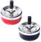 2 posacenere con coperchio, per esterni, posacenere grande, posacenere per esterni, posacenere girevole, posacenere antivento per esterni, Ashtray con coperchio, 9 x 9,5 cm, per attività all'aperto