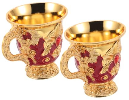 CHICAMPERA 2 Copas Purificadoras De Agua Para Banquetes Cáliz Medieval Decoración Para Fiestas Cáliz Real En Copa De Latón Vintage Decoración Medieval Tetera De Aleación De Zinc