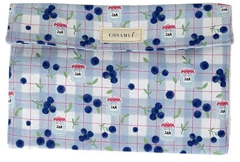 Porte-documents pour bébé pour carnet sanitaire - Cadeau pour bébé nouveau-né garçon ou fille - Porte-documents pour bébé pour sac à main poussette (Blueberry)