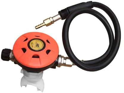 QUXVUIS Regulador de Segunda Etapa Respiratorio Equipo de respiración Snorkel Equipo Buceo Suministros Esenciales para Deportes acuáticos Respiratorio Respiración Manguera