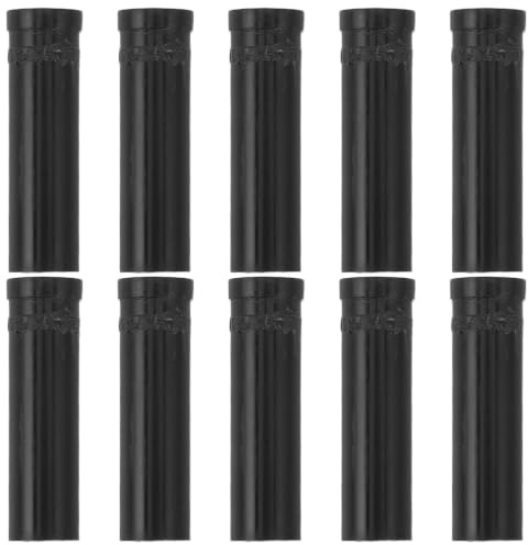 Alasum 10 Unidades Tubo de Plástico Negro Mejora la Sensibilidad Sensación Sistema de Trémolo para Barra Guitarra Eléctrica 25.6x7.5mm