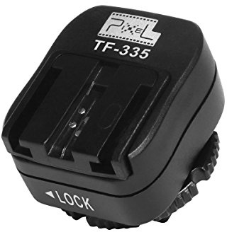 Pixel TF-335 Hot Shoe Mount TTL Hot Shoe Adapter for Sony Cameras A7 A7S A7SII A7R A7RII A7II NEX6 RX1 RX1R RX10 RX100II HX50 A6000 A6300 and Sony Flash Speedlite HVLF58AM HVLF56AM MINOLTA 5600HS