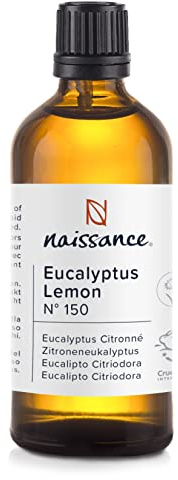 Naissance Olio Essenziale di Eucalipto Citriodora (n°150) 100ml - 100% Puro, Naturale, Cruelty Free, Distillato a vapore e non diluito - Aroma Erbaceo, Simile al Limone
