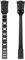 Alnicov Electric Guitar Neck DIY For Gibson LP Guitars Parts Replacement 22 Fret Maple Neck Rosewood Fretboard with White Trapezoid Dots Inlay Black Gloss 1