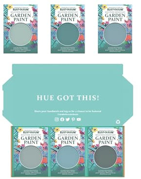 Rust-Oleum Garden Paint in Gloss Finish – Ocean Blues Tester Box