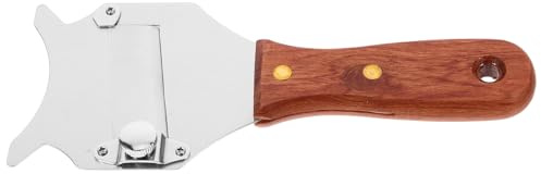 Uonlytech Râpe à Fromage Manuelle en Acier Inoxydable en Bois de Hêtre Trancheuse à Truffes Compacte 1 PC Outil de Découpe Cuisine Polyvalent pour Fromage Chocolat et Beurre