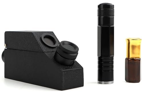 Refraktometer Ruby Jade Diamantsmycken Refraktomätare Professionella värderingsverktyg med refraktionsoljelampa