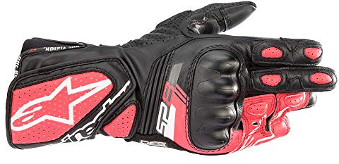 ALPINESTARS 3518321-1832-XS Guanti da corsa nero bianco rosa