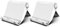 FadyDail Handy Ständer Faltbar 2 Stück, Verstellbarer Handy Halterung Tisch Kompatibel mit iPhone 16/15/14/13/Mini/Pro/Max/12/11/SE/Xs Max, Samsung/Huawei/Tablet und Anderen Smartphones (Weiß)