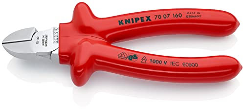 Knipex 70 07 160 VDE Seitenschneider 160 mm, Schneidleistung 4mm